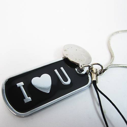 金屬吊飾-IOU系列.小.黑